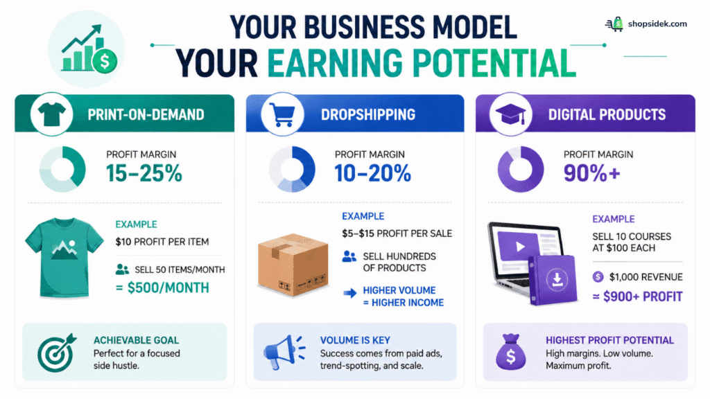 3 business models to make money on Shopify