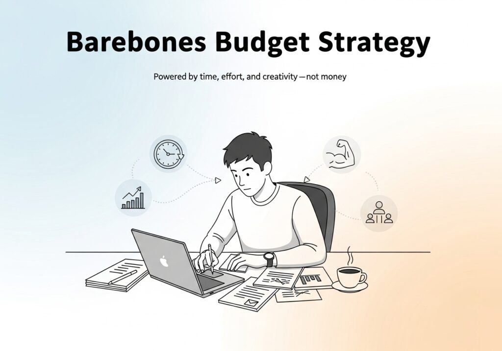 Barebones-Budget how much money do you need to start shopify dropshipping