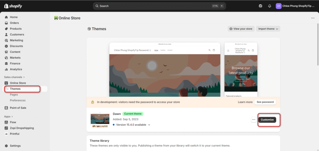 Customize-Shopify-theme