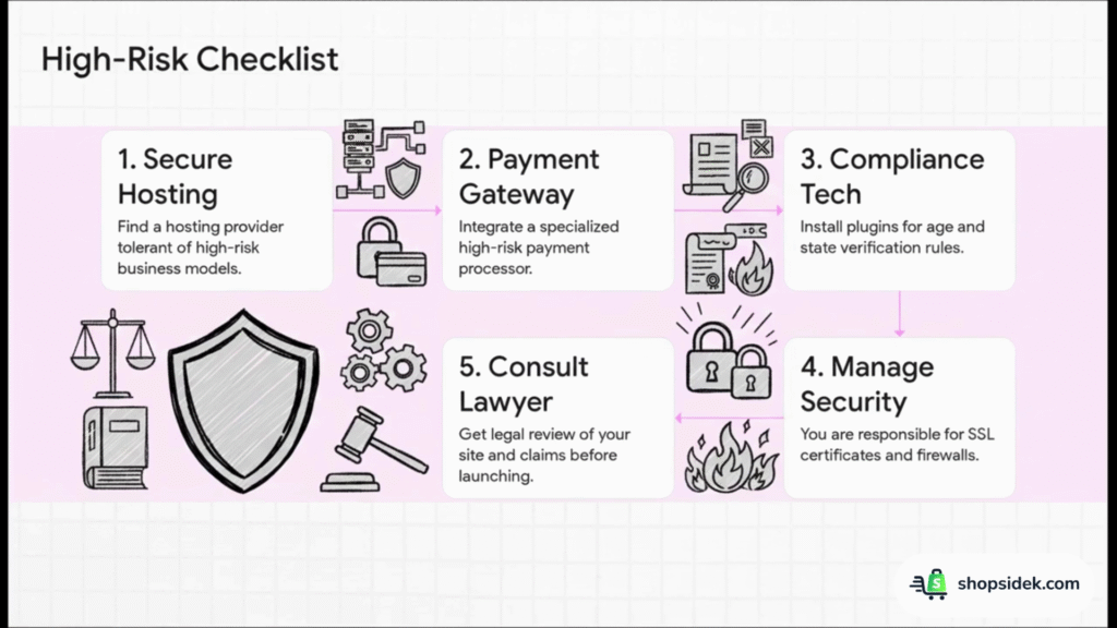 high risk shopify checklist