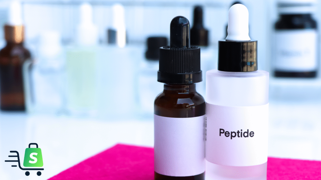 can people use Shopify to sell peptides