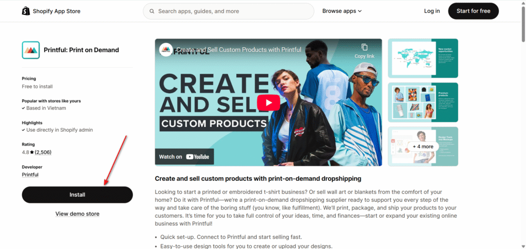 printful-shopify-print-on-demand-app