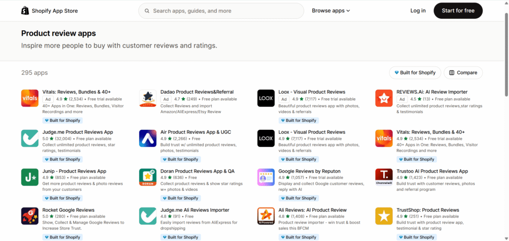 shopify-product-review-apps