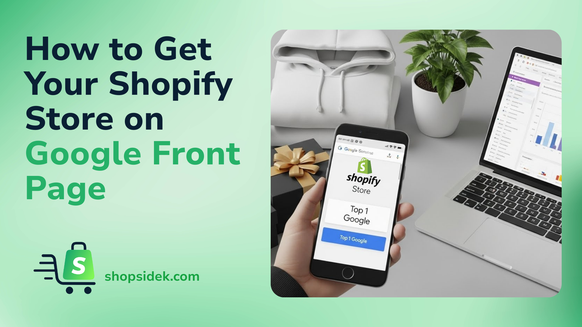 How to Get Your Shopify Store on Google Front Page