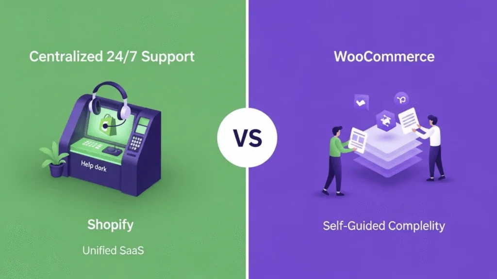 Shopify vs Woocommerce Customer Support