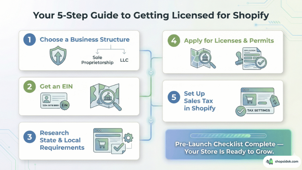 Your 5-Step Guide to Getting Licensed for Shopify
