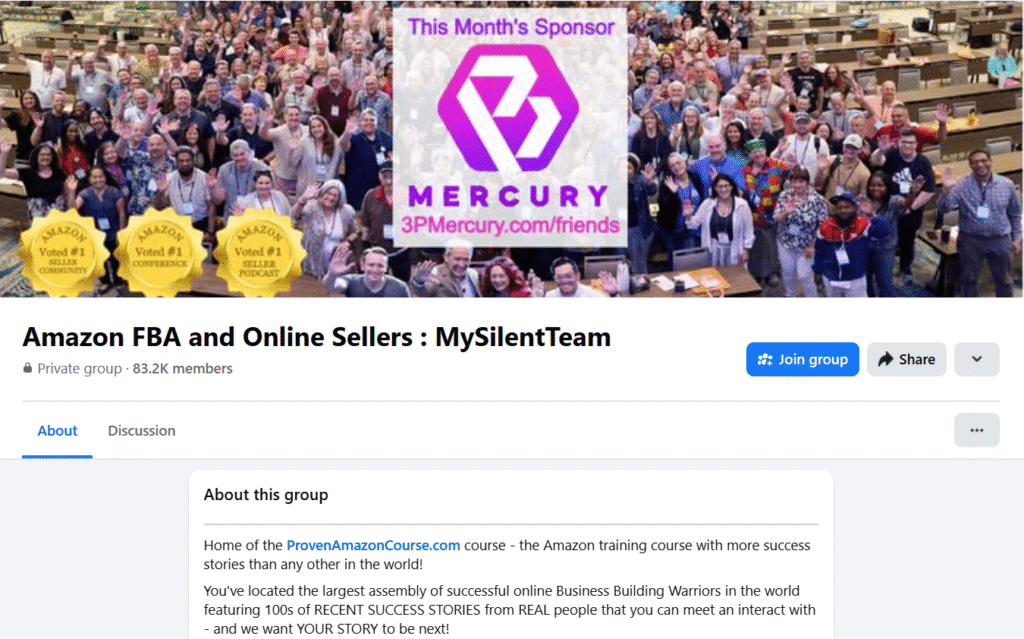 Amazon FBA and Online Sellers Group