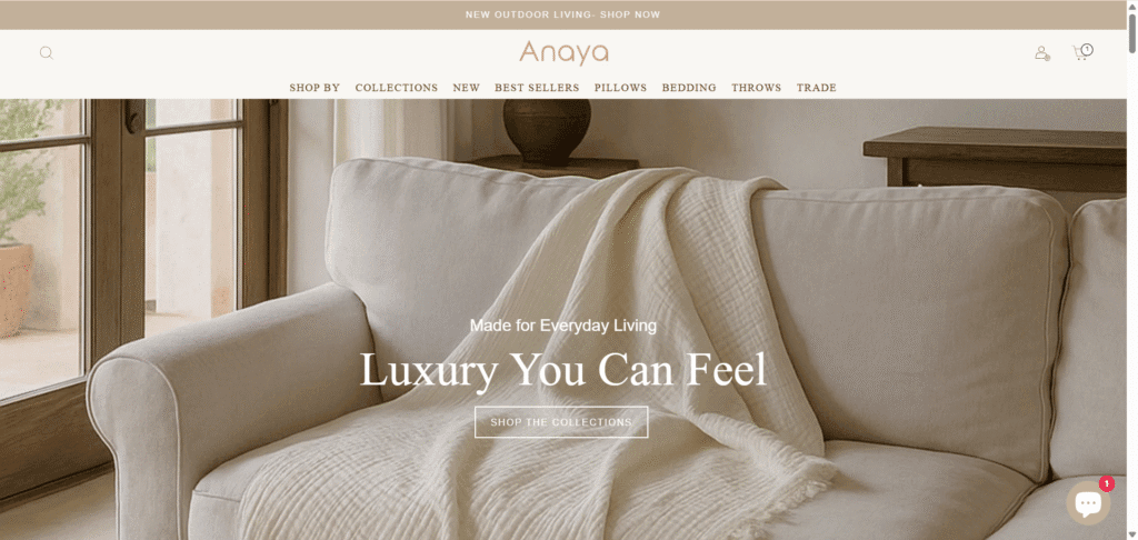 Anaya using Impulse theme