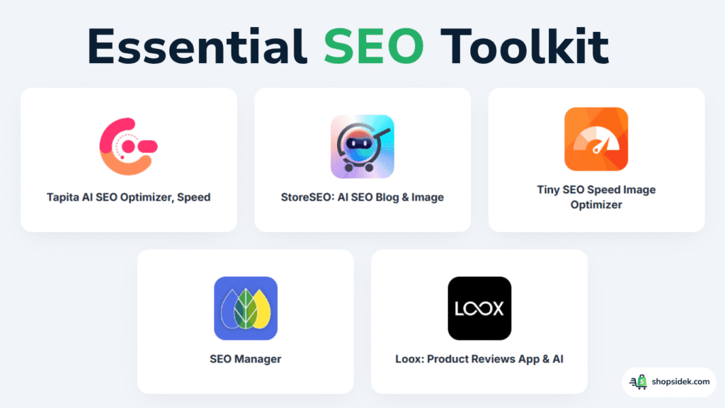Essential Shopify SEO Apps