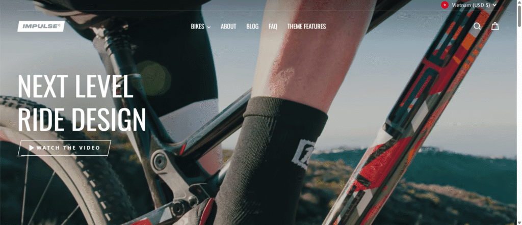 Impulse theme Terrain style