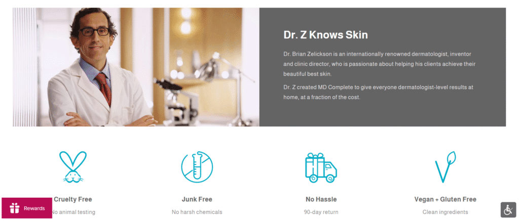 MD Complete use Dawn image with text