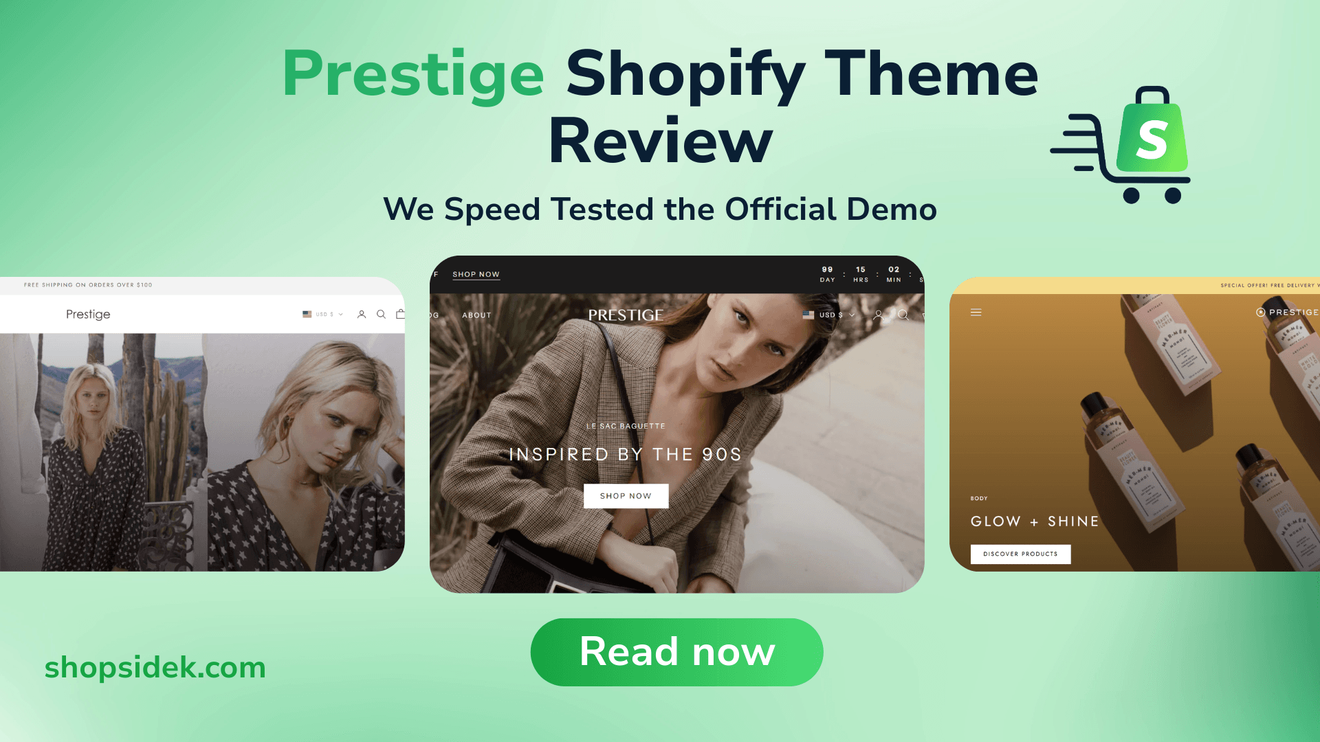 Prestige Shopify Theme Review We Speed Tested the Official Demo