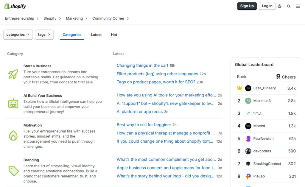 Shopify Dev Community Forum