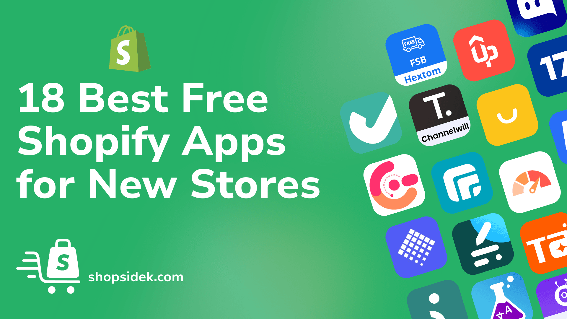 The 18 Best Free Shopify Apps for New Stores featured image