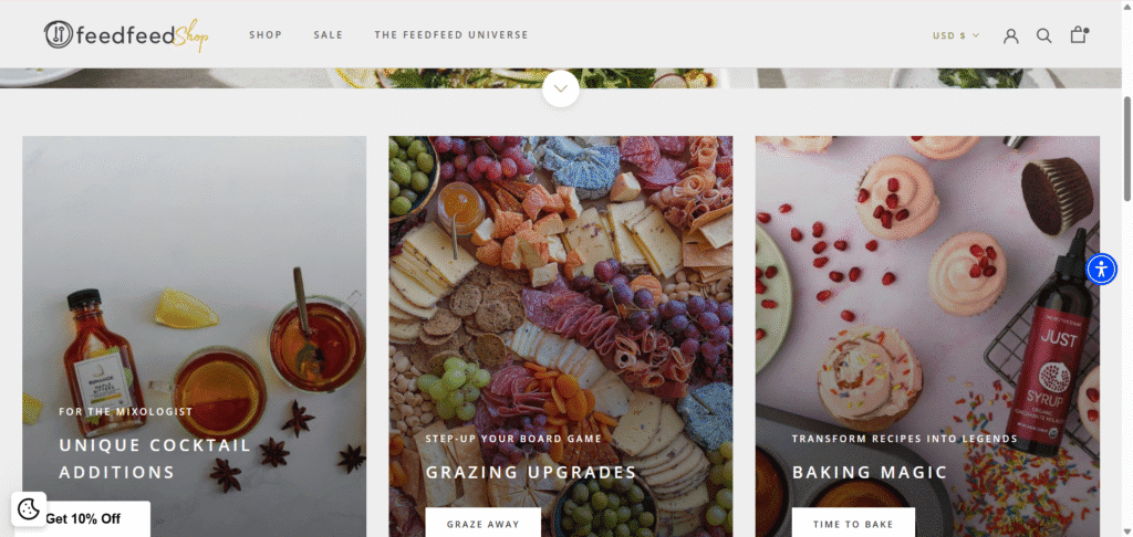 The Feed Feed Shop Prestige Shopify Store Example