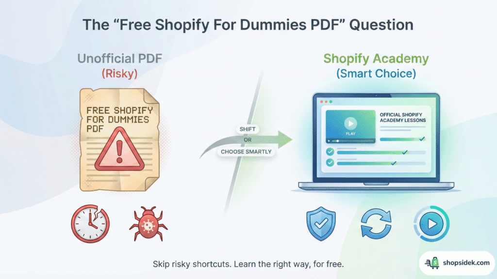 The Free Shopify For Dummies PDF Question
