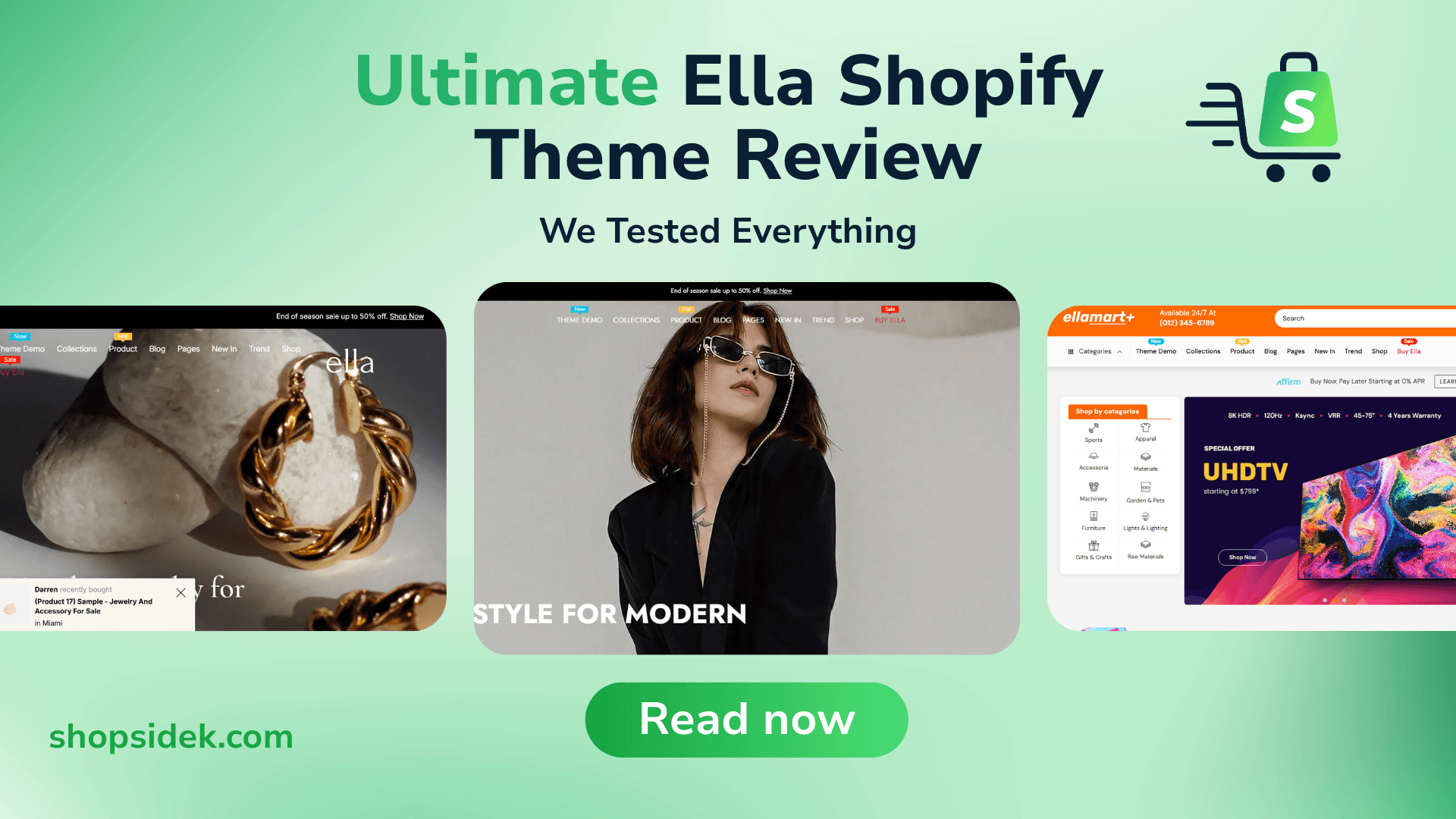 The Ultimate Ella Shopify Theme Review We Tested Everything