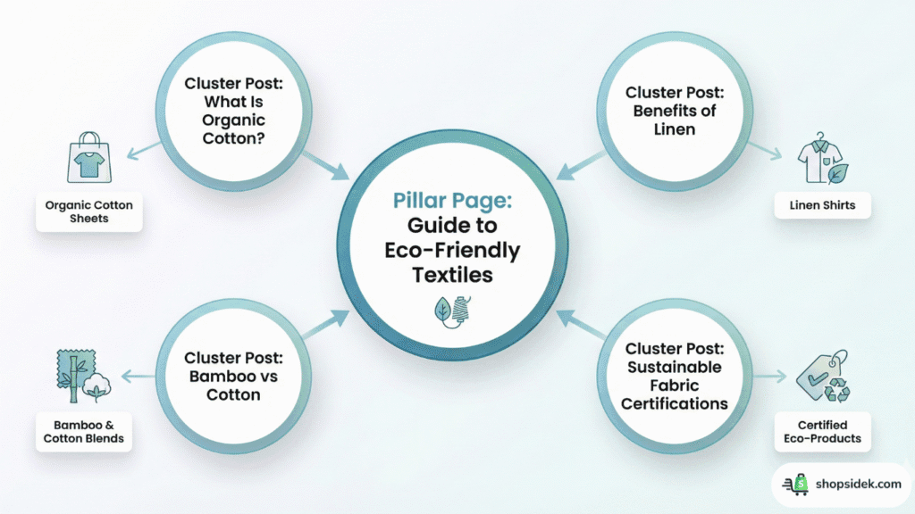 Topic Cluster Model Shopify SEO Tips