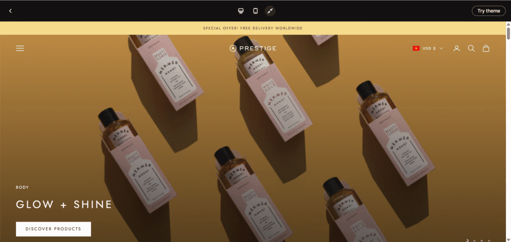 Vogue Shopify Theme Demo