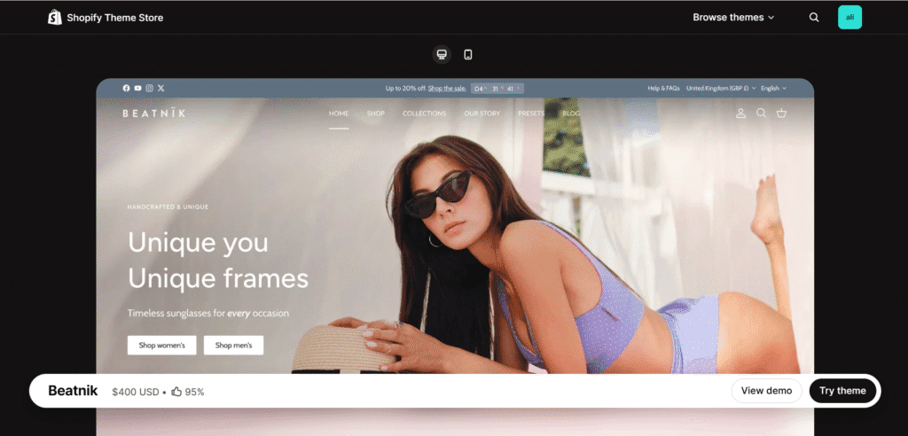 Beatnik Symmetry theme