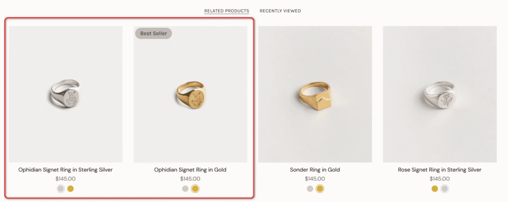 Broadcast product sibling