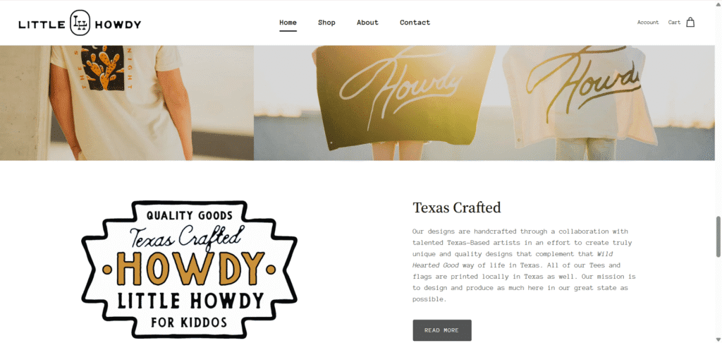 Little Howdy Symmetry store