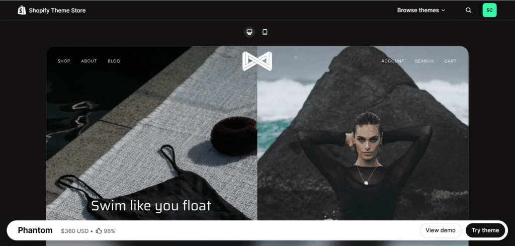 Phantom Pipeline Shopify Theme Demo