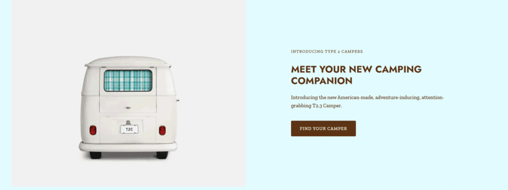 Type 2 Campers Symmetry store