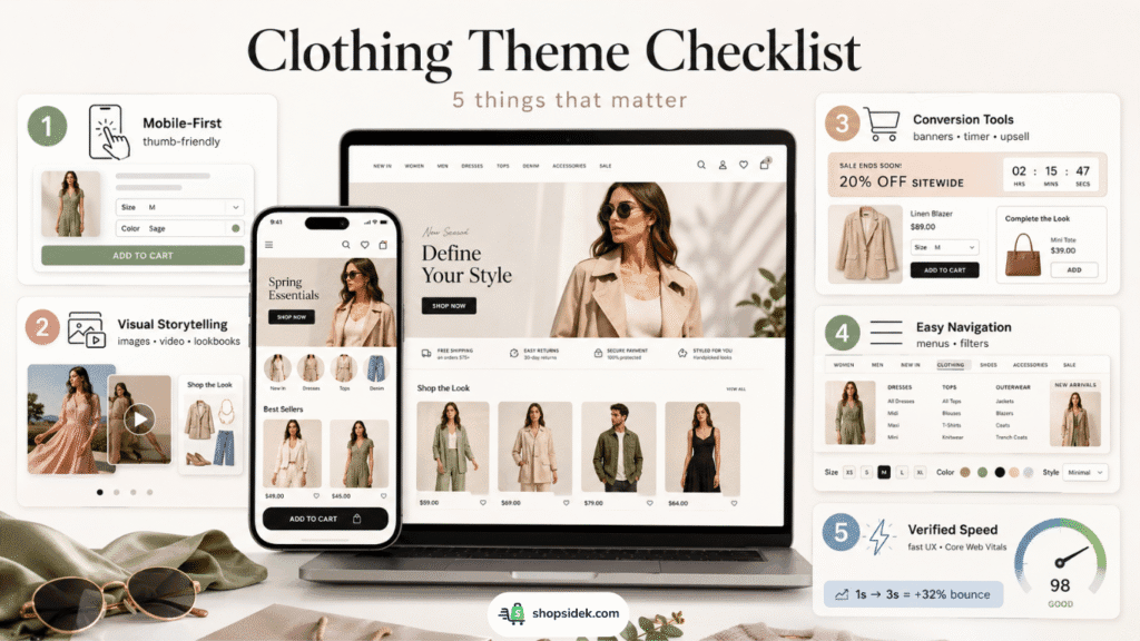 5 Things Important in a Clothing Theme
