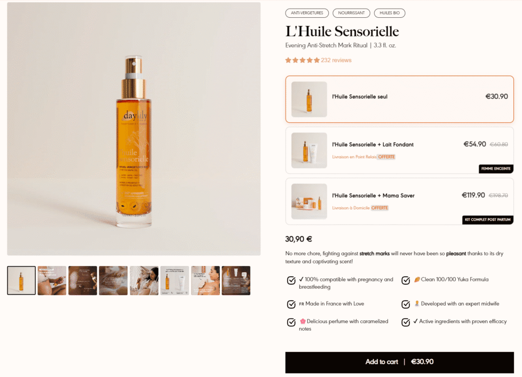 Daylily Paris product page