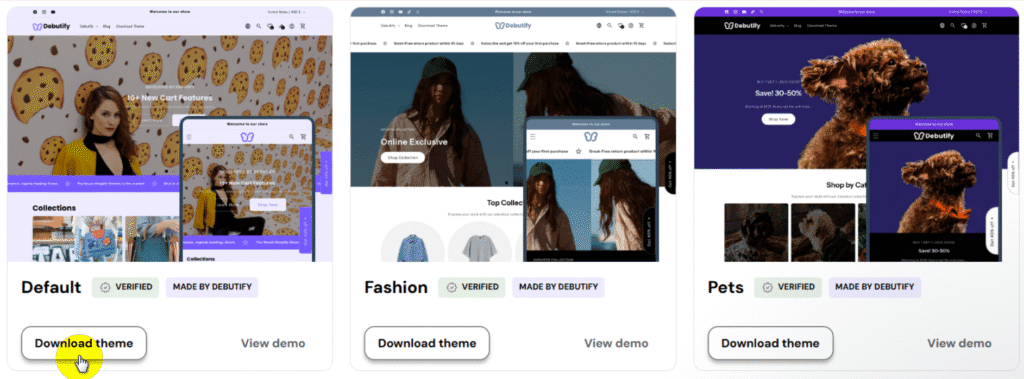 Download Debutify theme