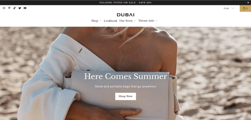Dubai Turbo Shopify theme demo