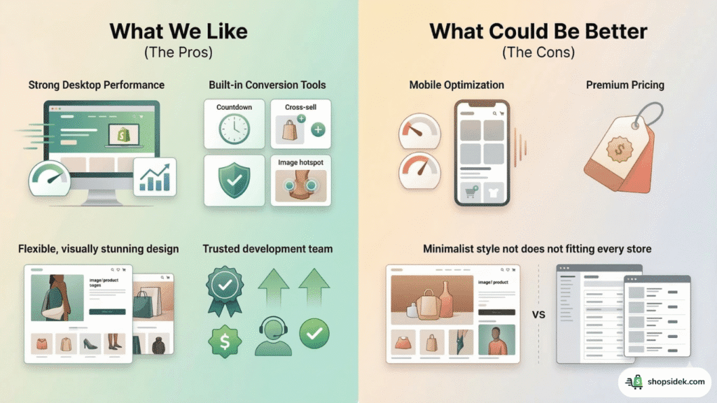 Honest Pros and Cons of Flow Shopify Theme