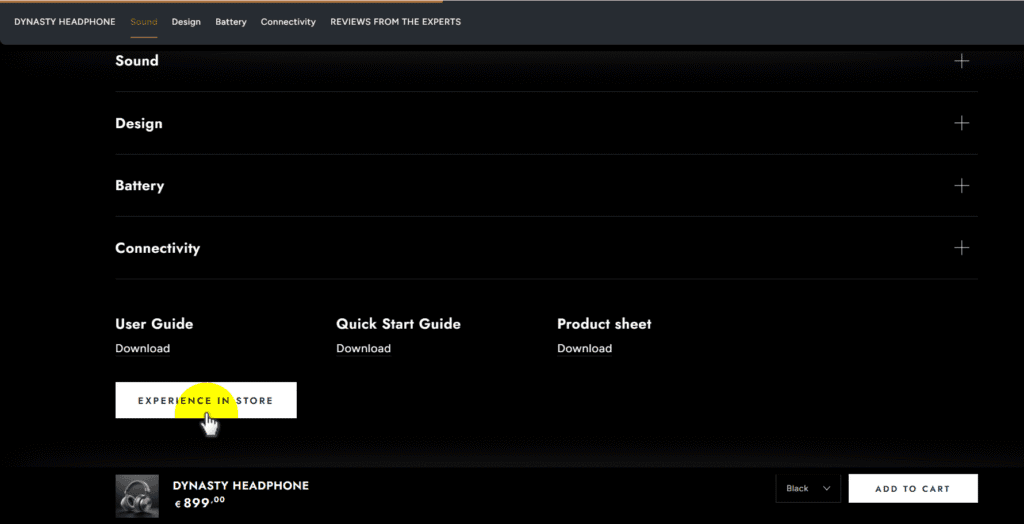 In-store pickup of be yours theme shopify