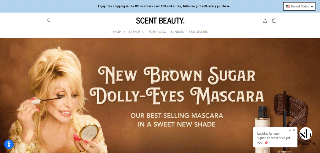 Scent Beauty single product shopify store