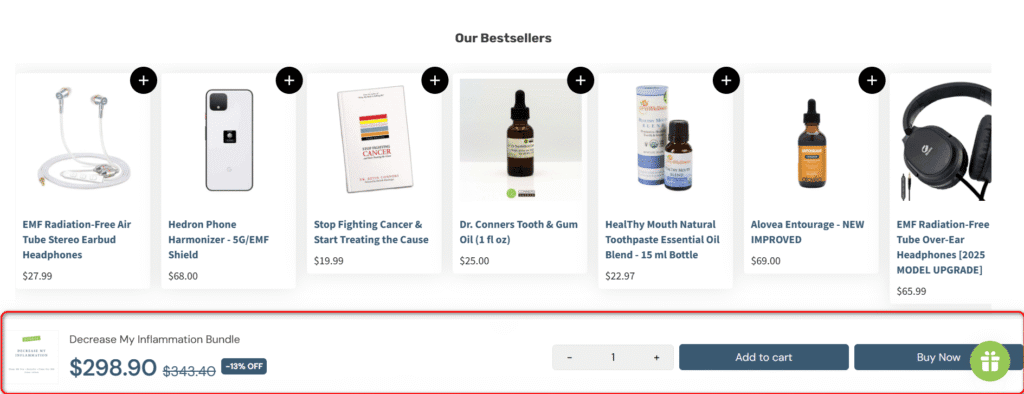 connersclinic sticky add to cart