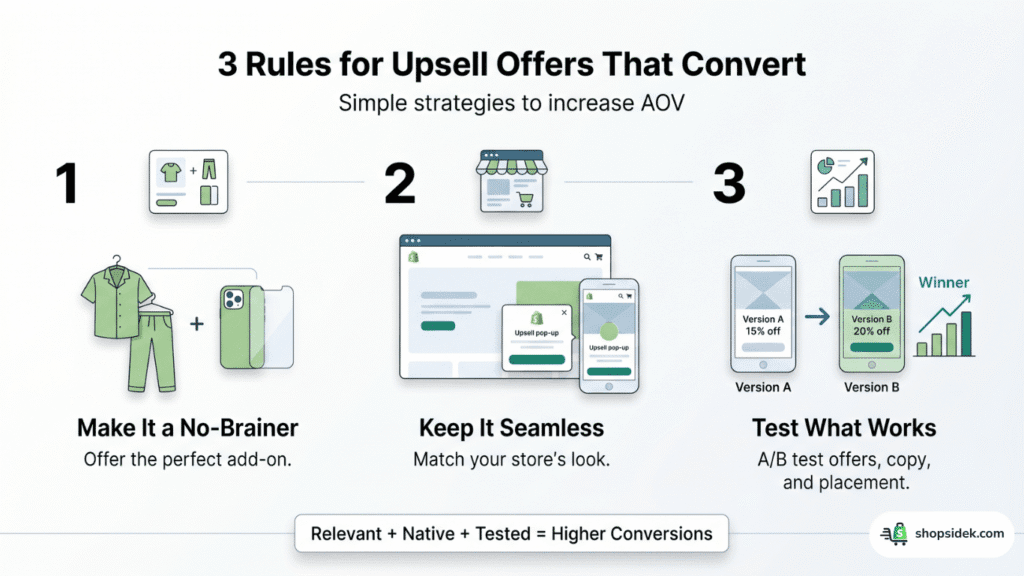 3 Rules for Upsell Offers That Convert
