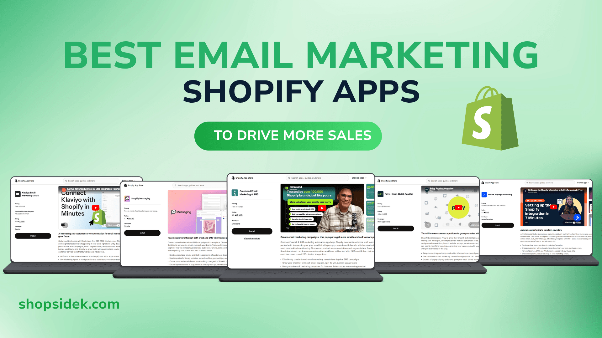 Best Email Marketing App for Shopify to Drive More Sales