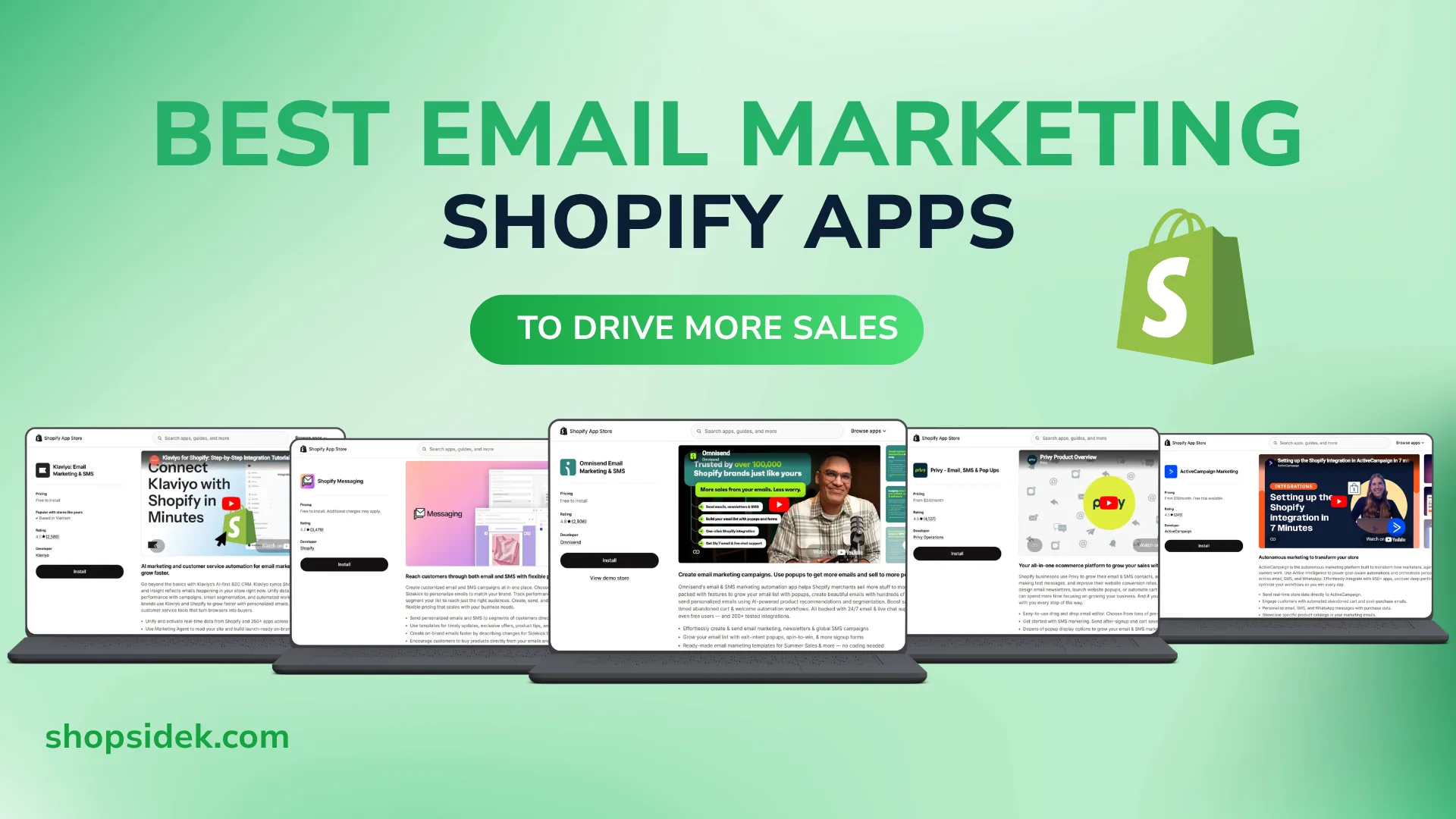 Best Email Marketing App for Shopify to Drive More Sales