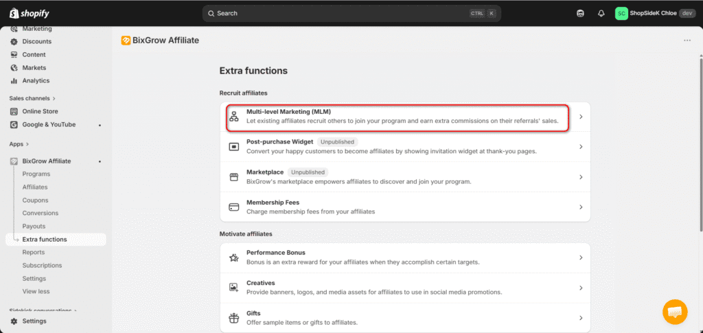 BixGrow Affiliate MLM