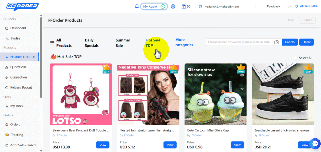 FFOrder Hot Sale Products