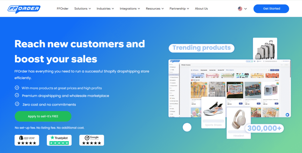 FFOrder Shopify dropshipping service