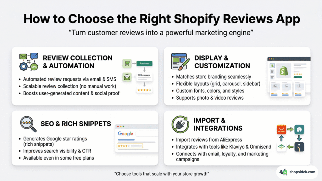 How to Choose a Shopify Reviews App
