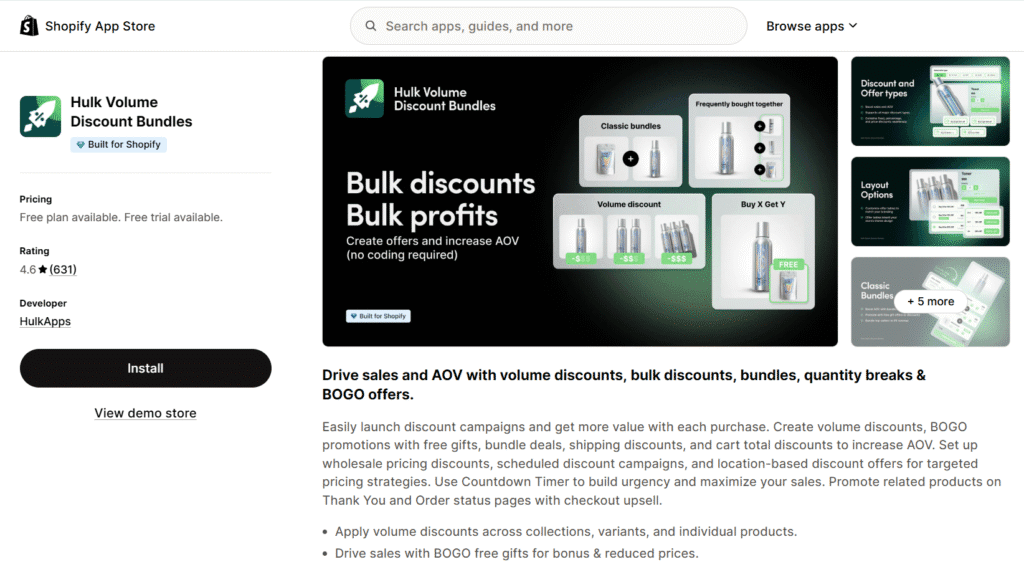 Hulk Volume Discount Bundles