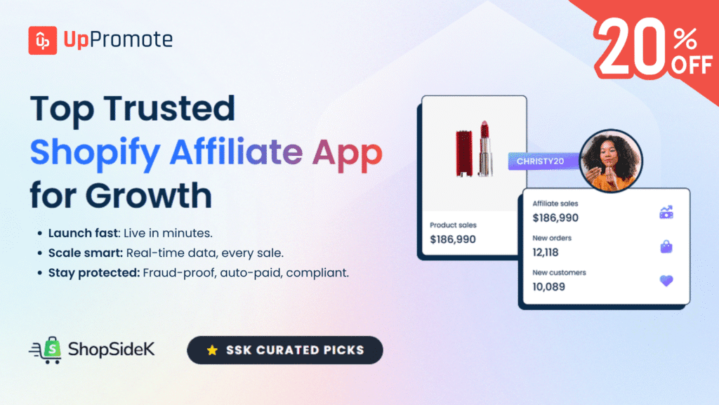 UpPromote ShopSideK partner