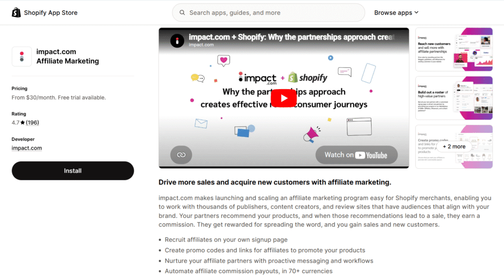 impact.com Affiliate Marketing