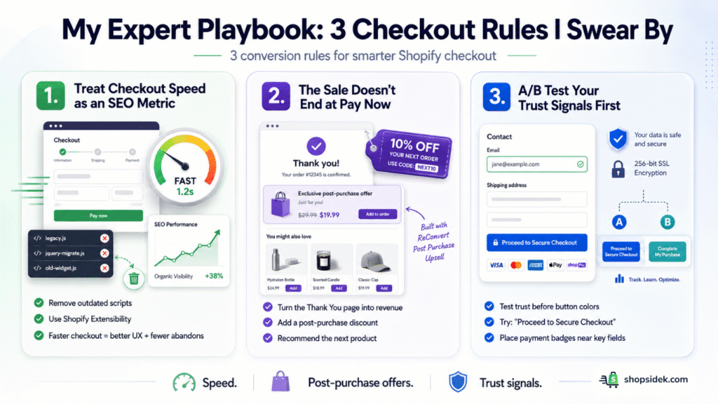 3 Checkout Rules I Swear By