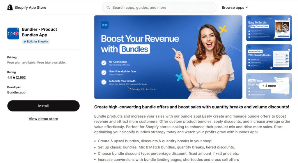 Bundler best shopify bundle app