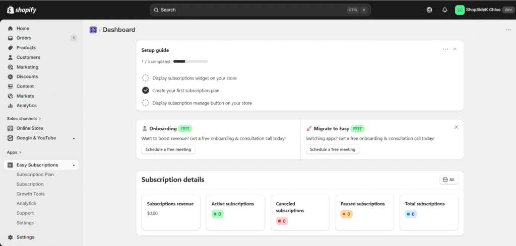 Easy Subscriptions App Inside Look