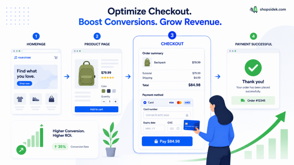 Importance of Shopify checkout page